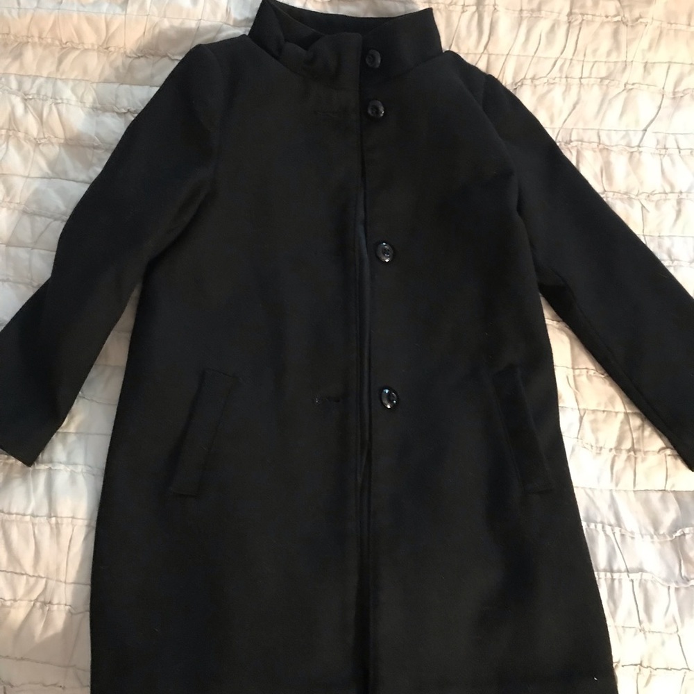 Girls Black Dress Coat NWOT